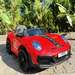 รถแบตเตอรี่เด็ก Porsche สปอร์ตหรู 2 มอเตอร์ รุ่นพรีเมียม พร้อมรีโมท